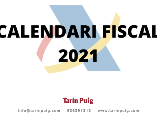 CALENDARI FISCAL 2021